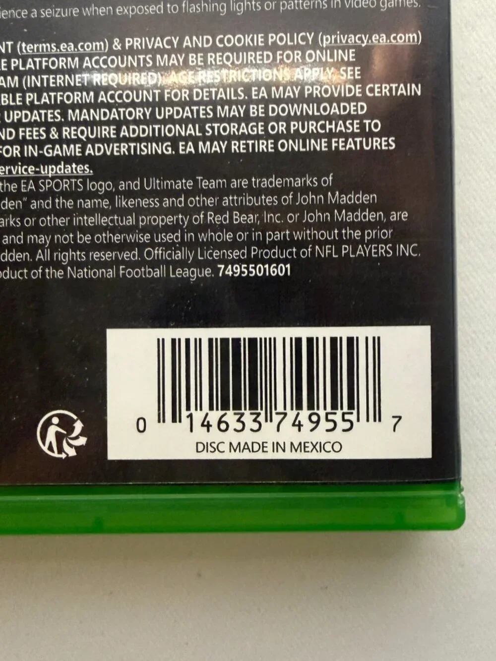 EA Sports Madden NFL 26 Xbox Series X Online Multiplayer Co-Op Rated E EUC